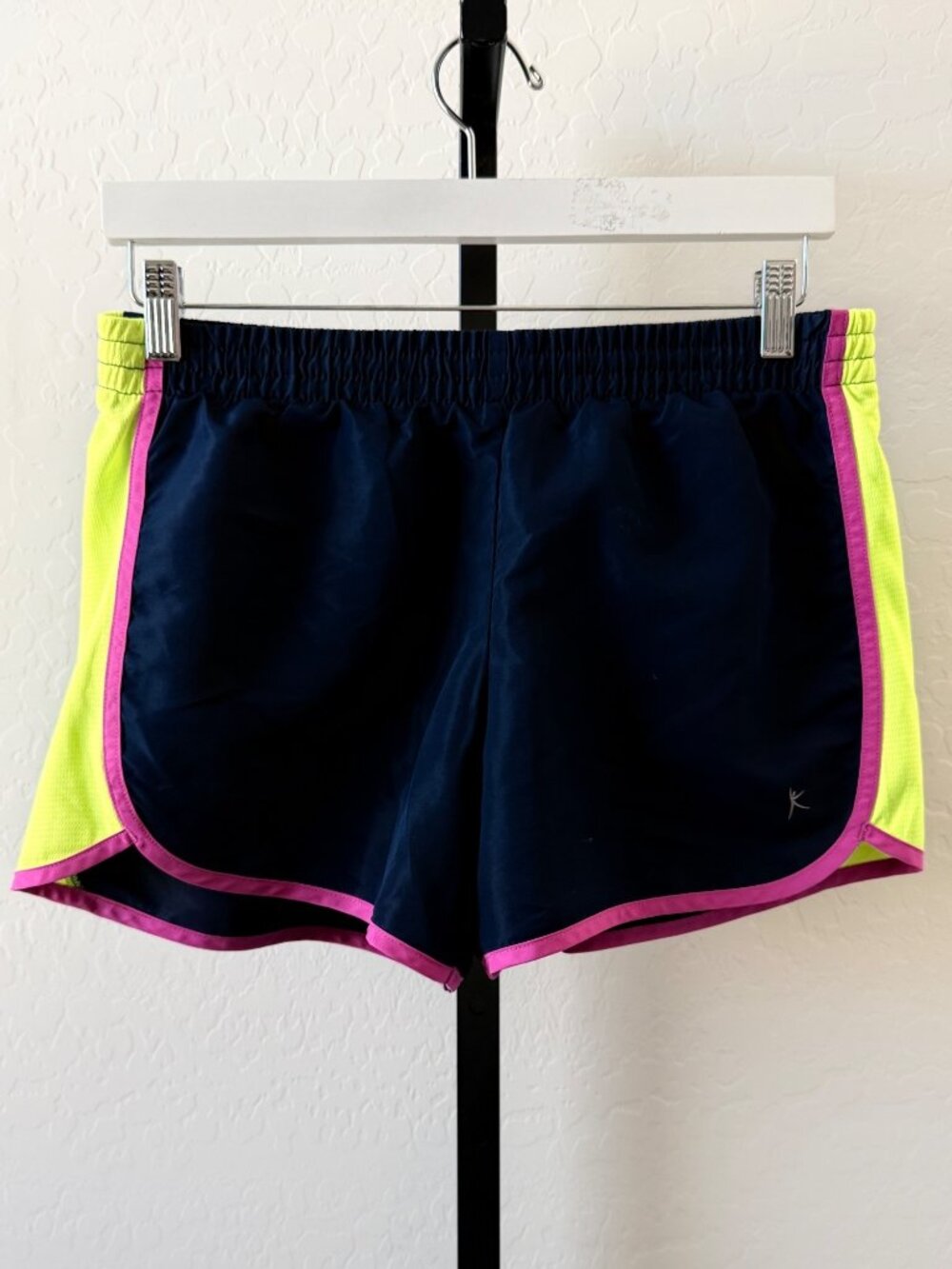 Danskin jogging Navy shorts sz M (F299)